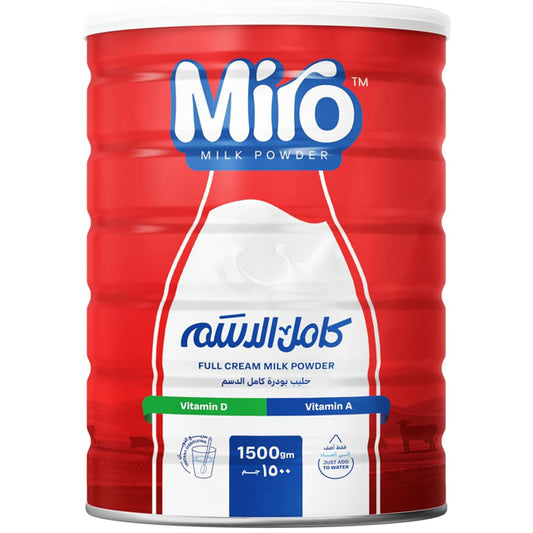 Miro Milk Powder Full Cream Tin, 1500 gm