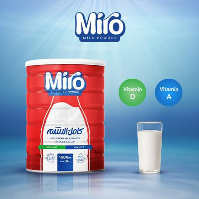 Miro Milk Powder Full Cream Tin, 1500 gm