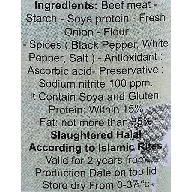 Americana Beefy Beef Luncheon 1PCS 340 GRAMS
