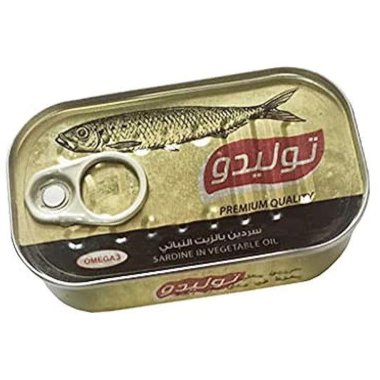 Tolido Sardine in vegetable Oil - 125 Grams